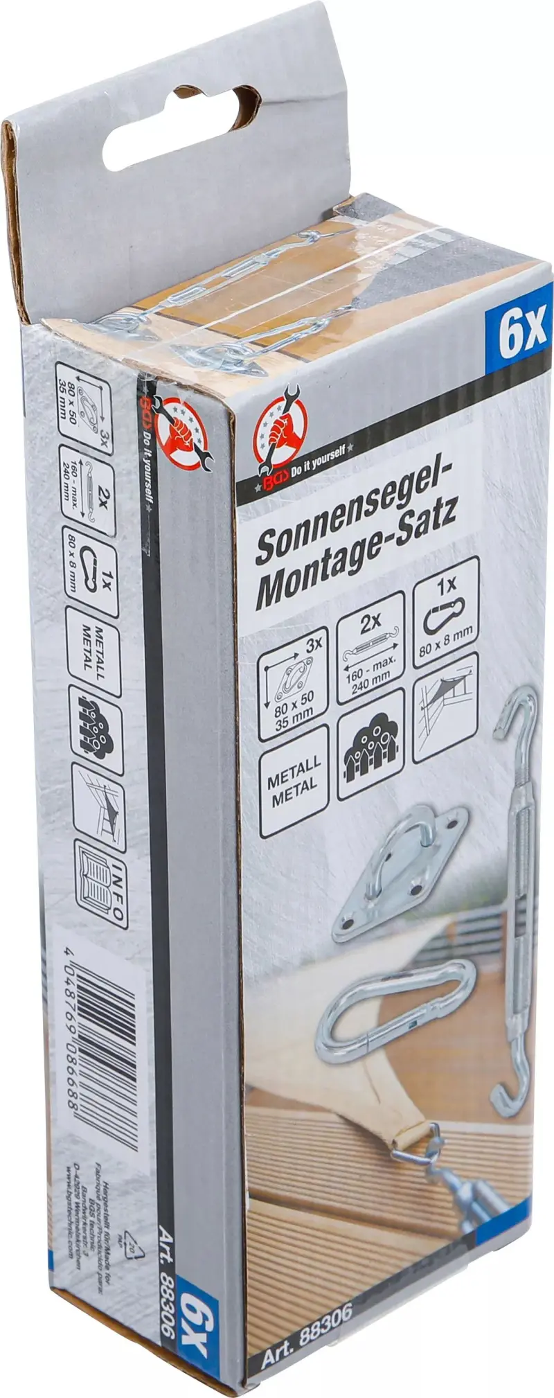 Nástroje pro montáž markýz BGS1088306 (Sada 6 ks) (BGS1088306)