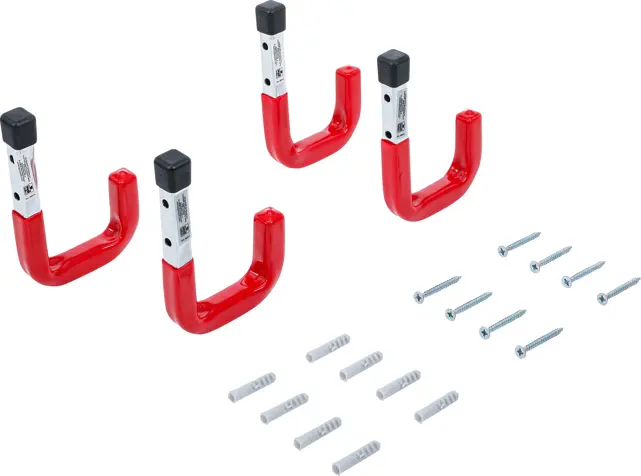 Nástěnné háčky BGS1088314 (Sada 4 díly) (BGS1088314)