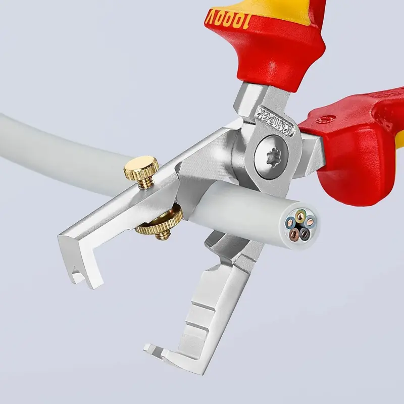 Nůžky na kabely Knipex 13 66 180 s funkcí lisování VDE 1000 V (K 13 66 180)