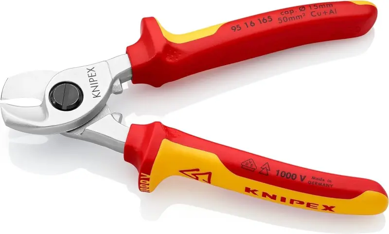 Kabelové nůžky Knipex 95 16 165 VDE do 1000 V (do prům. 15 mm) (K 95 16 165)