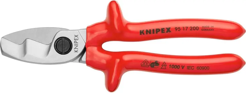 Kabelové nůžky Knipex 95 17 200 do 1000 V (do prům. 20 mm) (K 95 17 200)