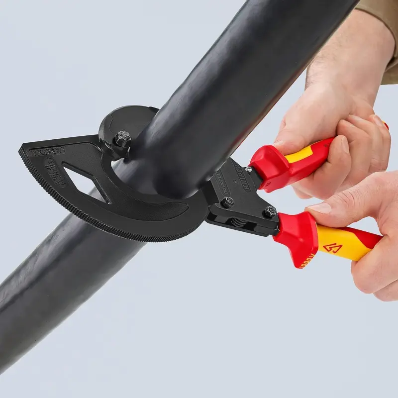 Nůžky Knipex 95 36 320 na kabely - ráčnové (K 95 36 320)