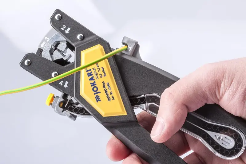 Krimpovací kleště Jokari 460242 Quadro-Plus 1. krok