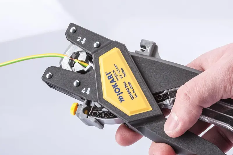 Krimpovací kleště Jokari 460242 Quadro-Plus 2. krok