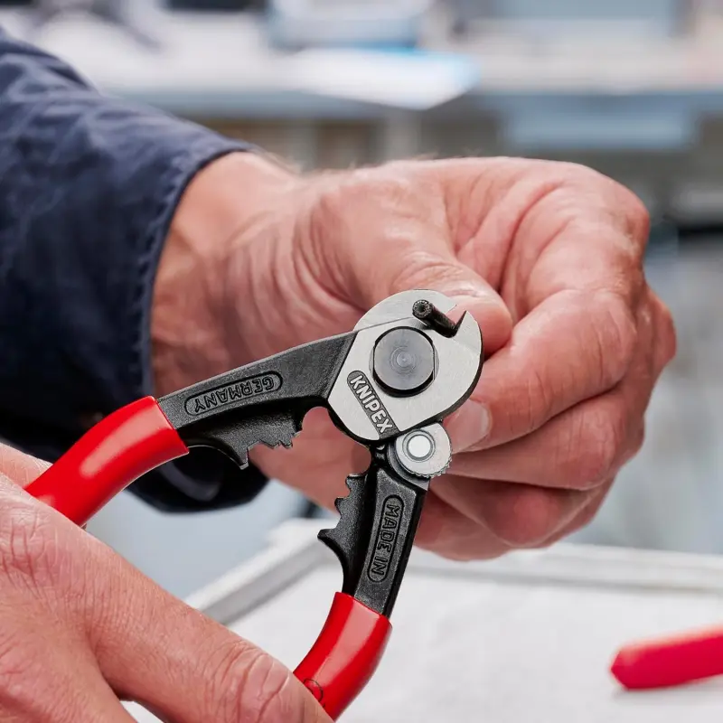 Nůžky Knipex 95 61 190 na ocelová lana (10 mm2/4 mm) (K 95 61 190)