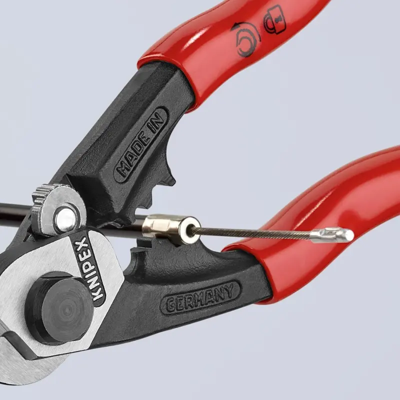 Nůžky Knipex 95 61 190 na ocelová lana (10 mm2/4 mm) (K 95 61 190)