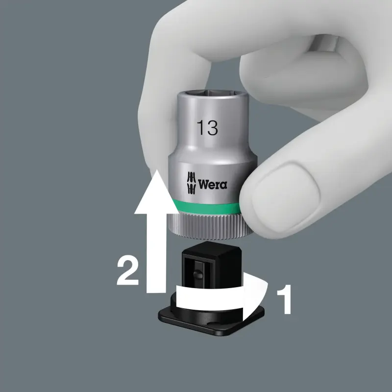 Wera 004047 Ráčnová sada  Zyklop Metal 3/8" typ 8100 SB 7, průchozí - 29 dílů (W05004047001)