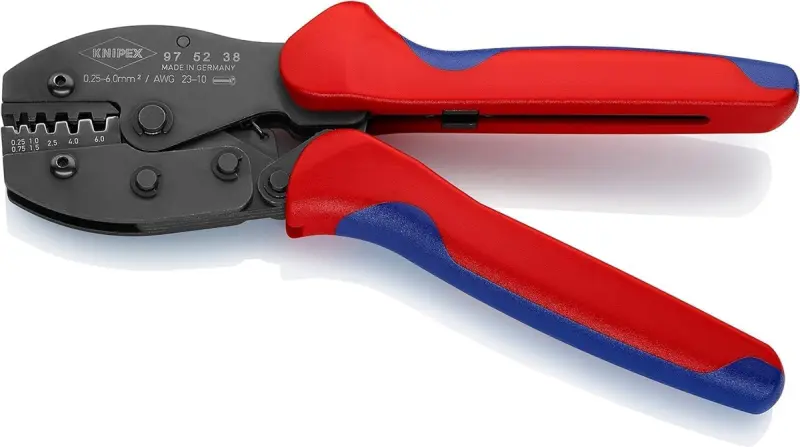 Kleště Knipex 97 52 38 konektorové (pro dutinky d= 0,25 - 6,0 mm) (K 97 52 38)