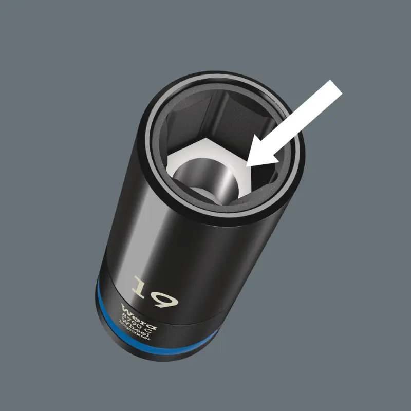 Wera 004590 Nástrčná hlavice 1/2" 17 mm Typ 8790 C Wheel Impaktor, rázová (W05004590001)