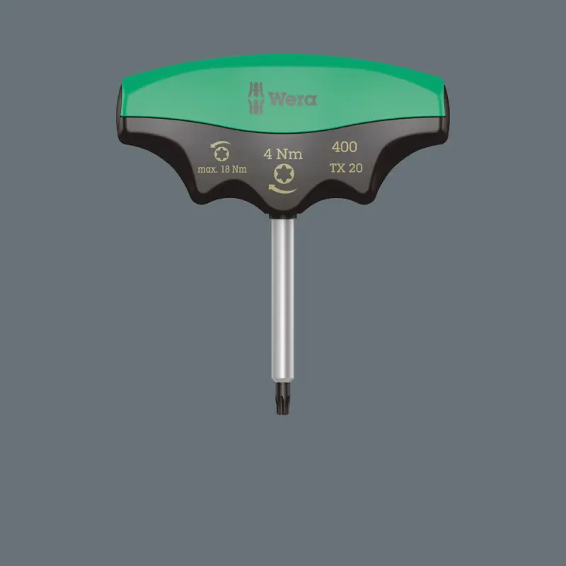 Wera 005091 ndikátor utahovacího momentu, TX 25 x 5,0 Nm typ 400 TX, T rukojeť (W05005091001)