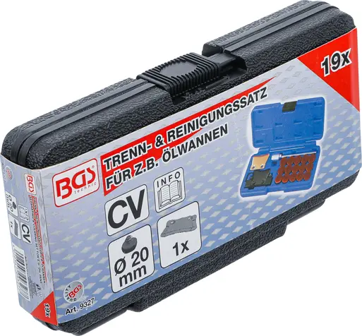 Nářadí pro demontáž a čištění olejových van BGS109327 (Sada 19 dílů) (BGS109327)