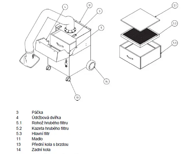 Hlavní filtr pro SRF Master (BOW1810020)