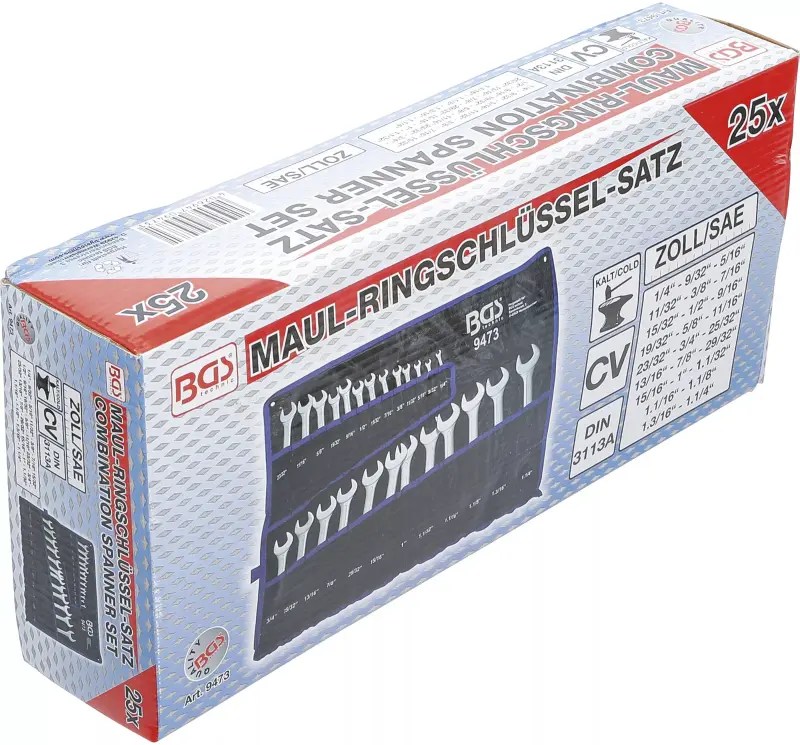 Očkoploché klíče 1/4 ÷ 1 1/4