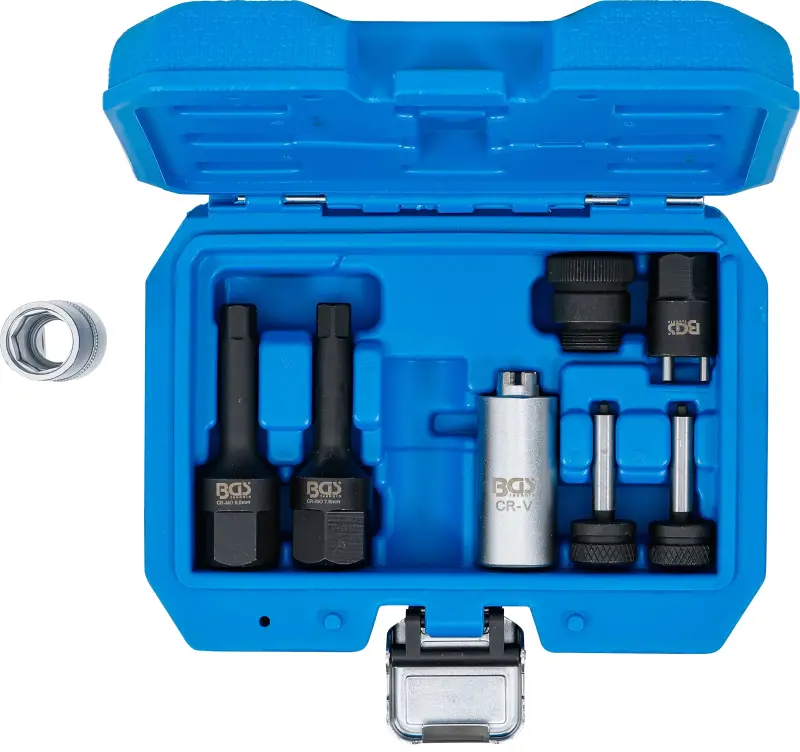 Nářadí pro opravu vstřikovačů Common Rail BGS109639 Sada 8 dílů (BGS109639)