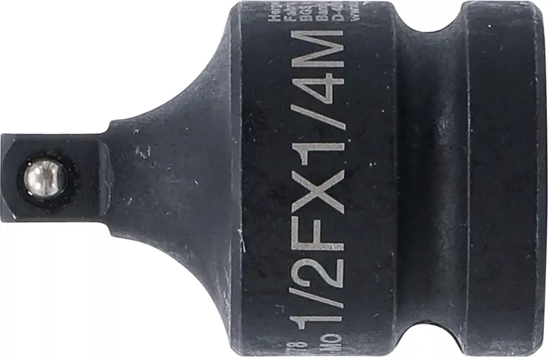 Zástrčný adaptér 1/2" BGS109778 pro vnější 1/4", tvrzený (BGS109778)