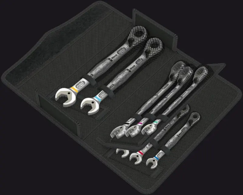 Wera 020093 Očkoploché ráčnové klíče 5/16 ÷ 3/4" 6001 Joker Switch 8 Imperial Set 1, palcové - 8 dílů (W05020093001)