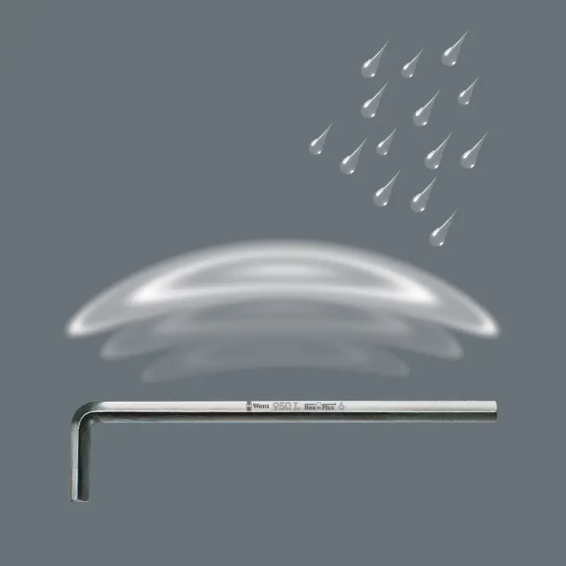 Wera 021632 Zástrčný klíč Hex 7 mm typ 950 L, chromováno, extra dlouhý (W05021632001)