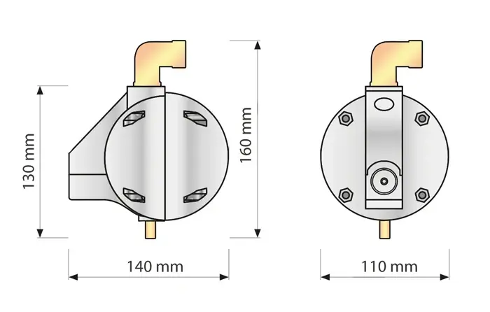 Odvaděč kondenzátu AOK 20 B