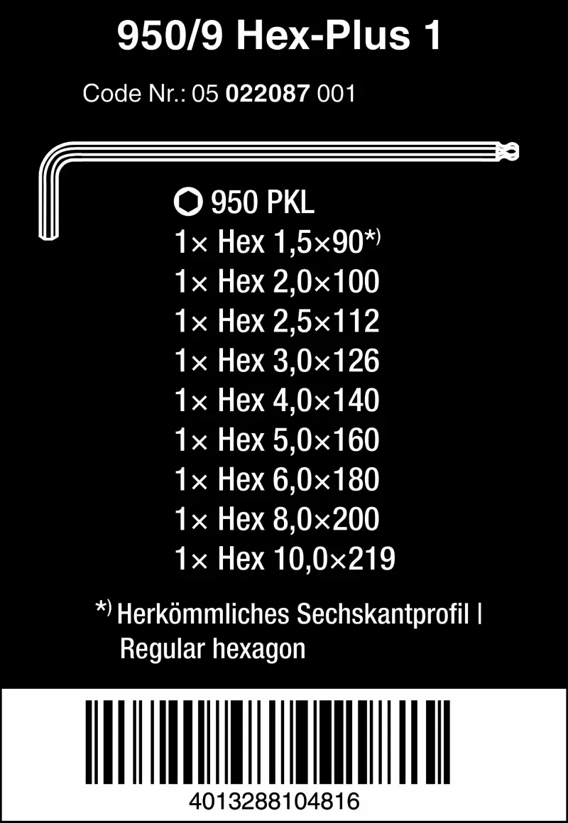 118484-eti-950-9-hex-plus-1-etikett