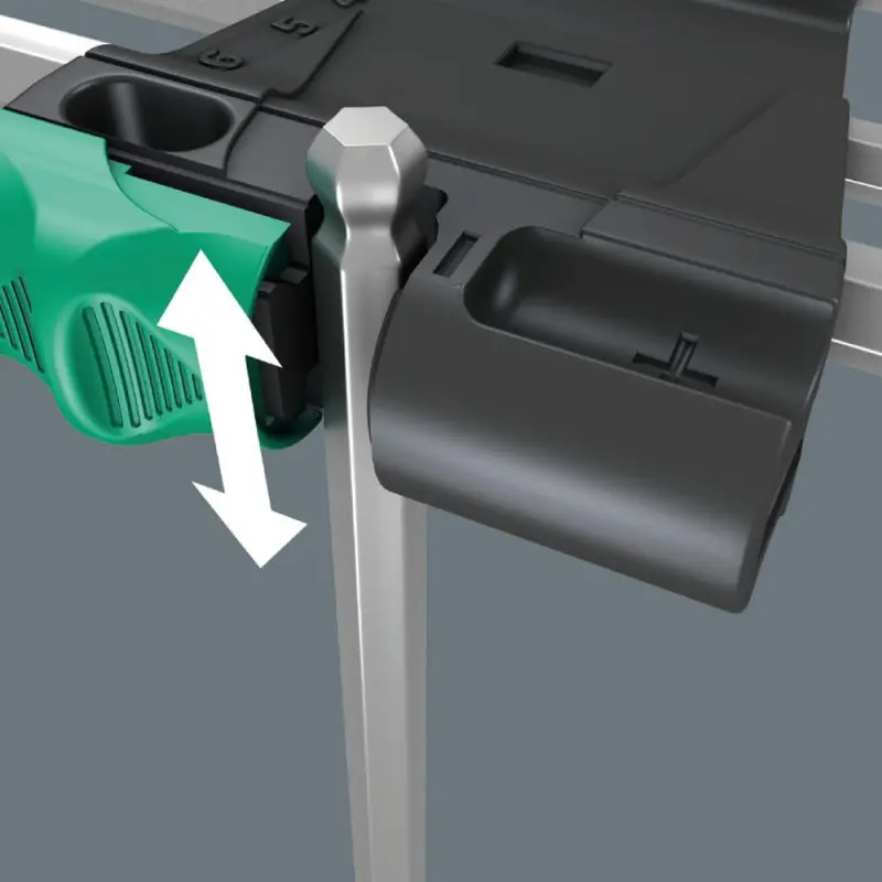 Wera 022101 Zástrčné klíče 1,5 ÷ 6 mm 950/7 Hex-Plus Magnet 1, chromováno - 7 dílů (W05022101001)