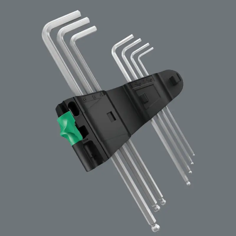 Wera 022101 Zástrčné klíče 1,5 ÷ 6 mm 950/7 Hex-Plus Magnet 1, chromováno - 7 dílů (W05022101001)