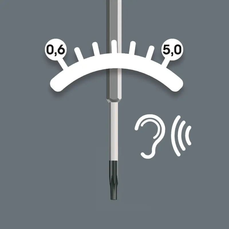 šroubovák indik. TX 7x65 - 0.9 Nm typ 300 TX (W05027931001)