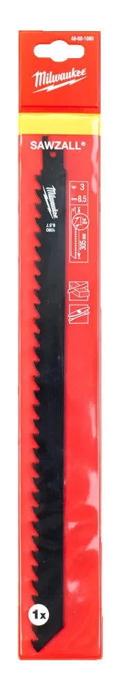 Pilový plátek Milwaukee 48001080 SAWZALL 305 x TCT 3 TPI (litina a abrazivní mat.) (MI48001080)