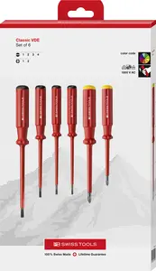 Sada šroubováků VDE PB Swiss Tools PB 5542 (6 ks) (PBS7610733063543)