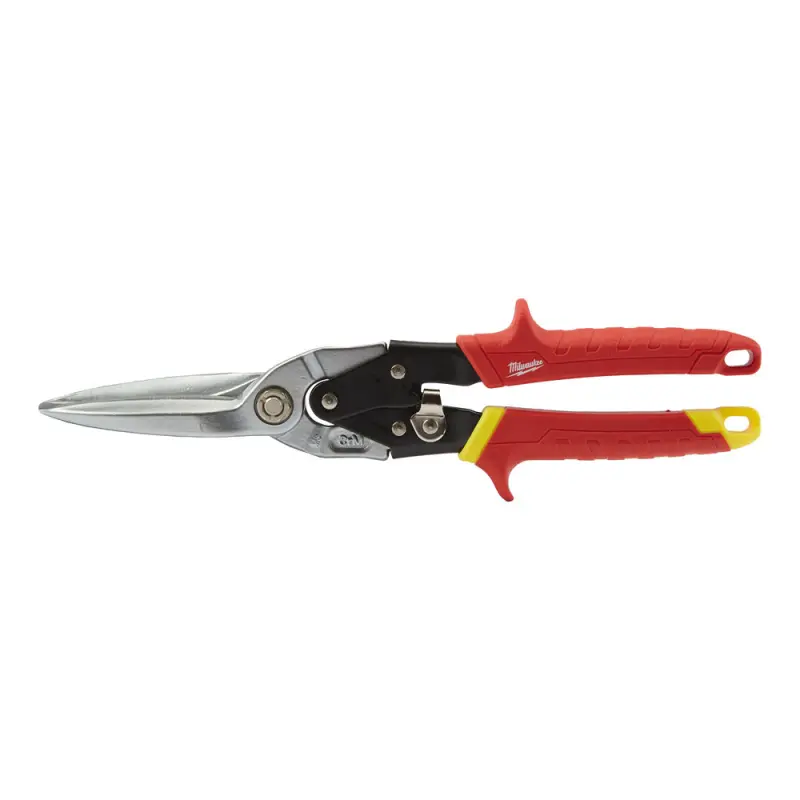 Extra dlouhé nůžky na plech 290 mm Milwaukee aviation - přímé (žluté) (MI48224537)