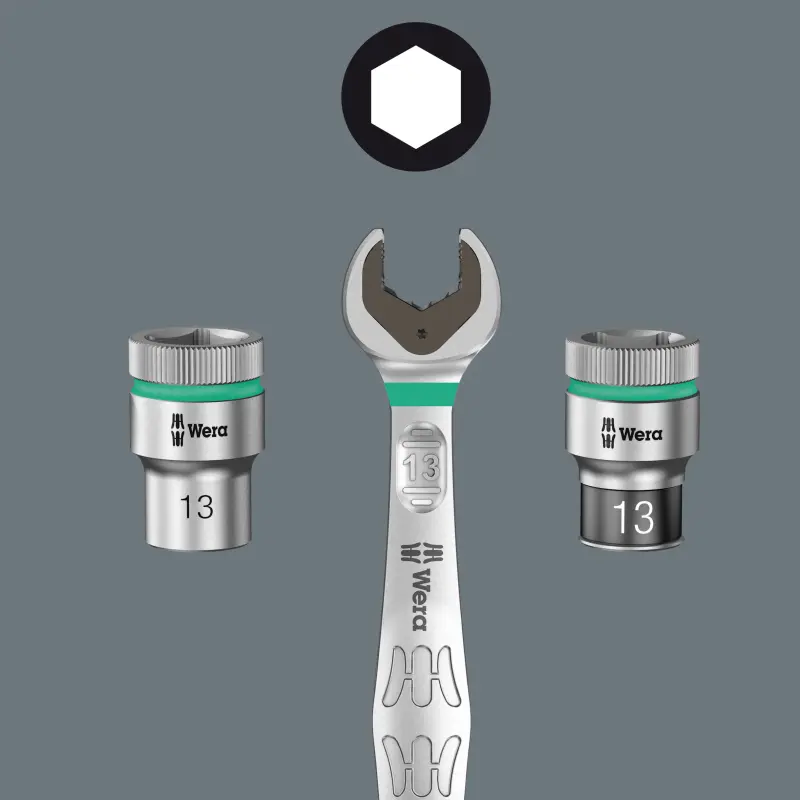 Wera 049060 Šroubovací bity, hlavice a ráčna Zyklop 1/4" Tool-Check Plus Imperial 1 - palcové (Sada 39 dílů) (W05049060001)