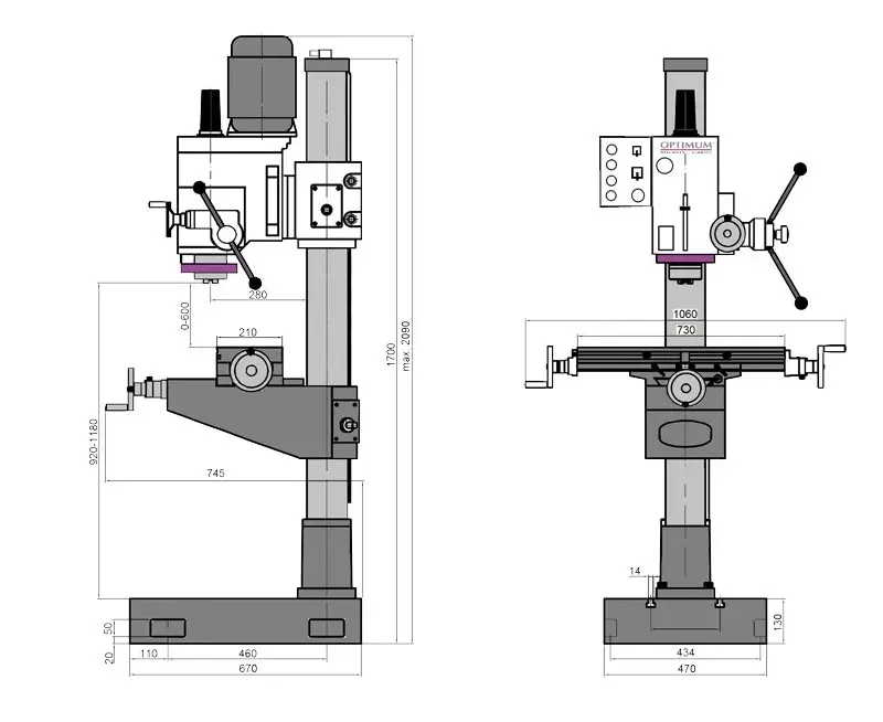 Převodová vrtačka OPTIdrill DH 40 CT