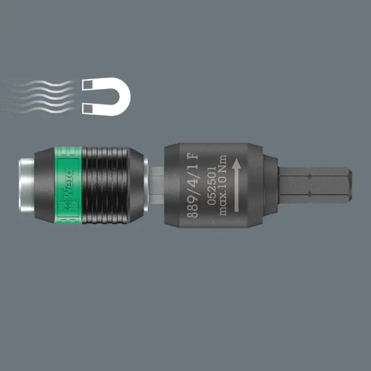 Wera 052501 Volnoběžný držák bitů  889/4/1 F Rapidaptor pro momentové šroubováky s pistolovou rukojetí (W05052501001)