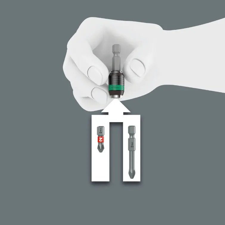 Wera 052503 Univerzální držák 1/4" x 75 mm 889/4/1 Rapidaptor (W05052503001)