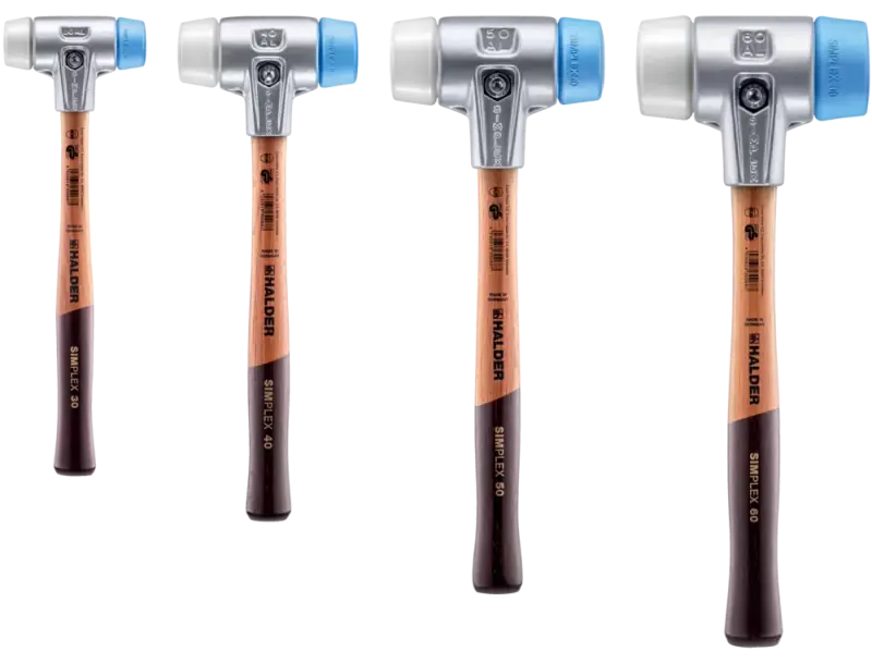 Palička 60 mm/875 g Halder SIMPLEX 3117.060 (TPE-soft/superplastic) (HAL3117.060)