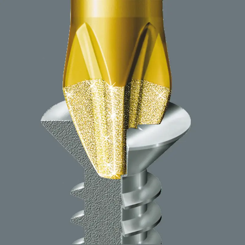 Wera 056700 Bit PZ 1 - 855/1 BDC. Šroubovací bit 1/4 Hex, 25 mm pro křížové šrouby Pozidriv (W05056700001)