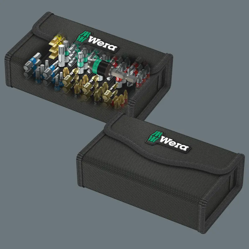 Wera 057122 Bity 1/4" HEX Bit-Safe 61 Universal 1 (Sada 61 dílů) (W05057122001)