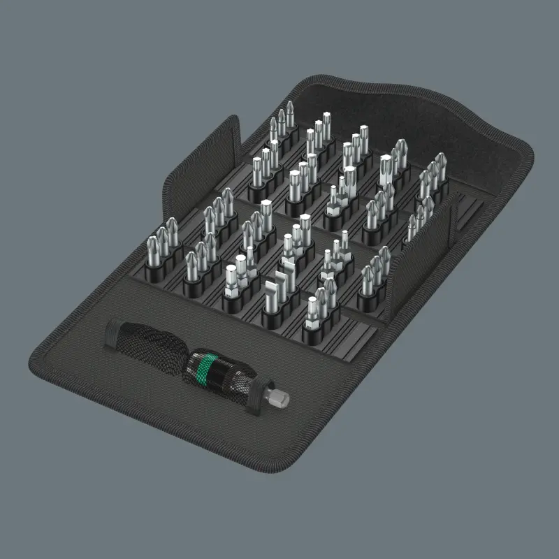 Wera 057122 Bity 1/4" HEX Bit-Safe 61 Universal 1 (Sada 61 dílů) (W05057122001)