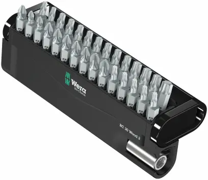 Wera 057432 Bity 1/4" Bit-Check 30 Wood 2 (Dřevo) (W05057432001)
