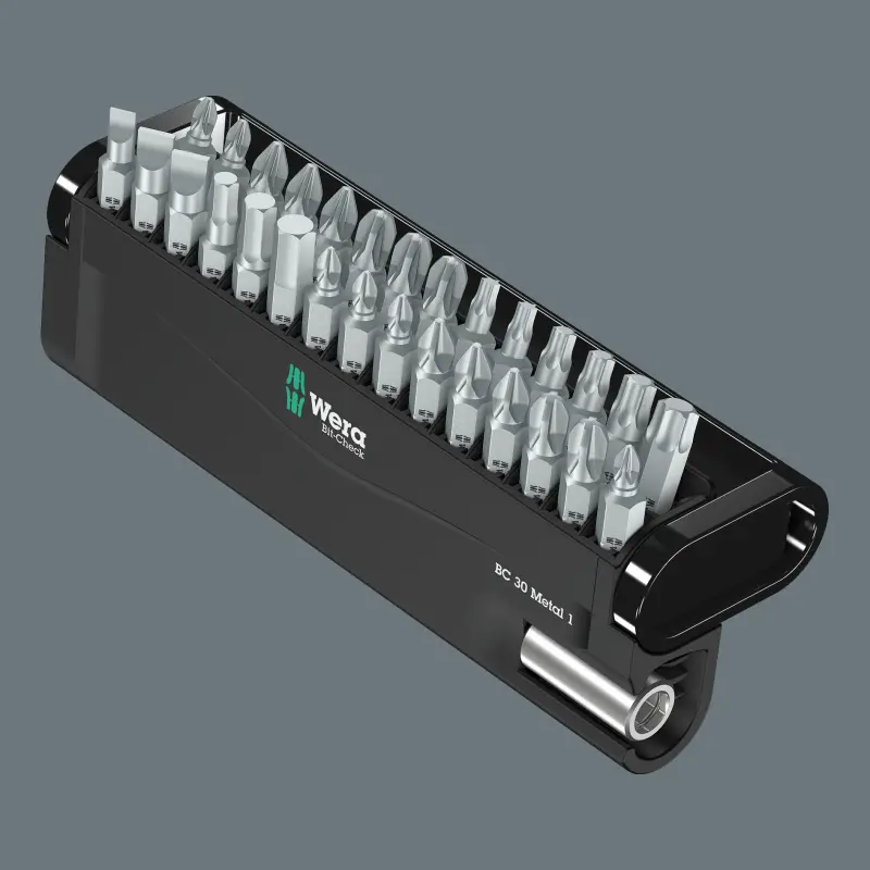 Wera 057434 Houževnaté bity Bit-Check 30 Metal 1 s držákem 899/4/1 (Sada 30 dílů) (W05057434001)