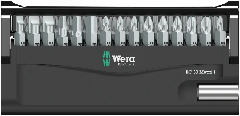 Wera 057434 Houževnaté bity Bit-Check 30 Metal 1 s držákem 899/4/1 (Sada 30 dílů) (W05057434001)