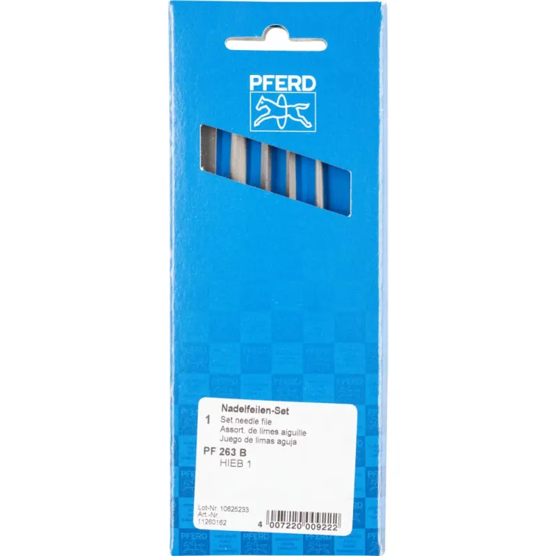 SB 263 160 mm H1  PILNÍK JEHLOVÝ - SADA, (PF4007220009222)