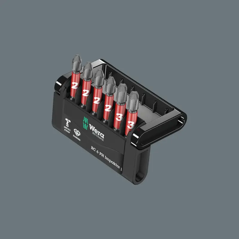 Wera 057691 Bity Bit-Check 6 PH Impaktor 1 (Sada 6 dílů) (W05057691001)