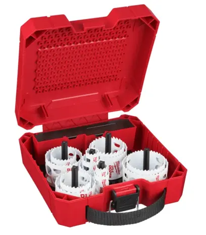 Sada kruhových pilek/děrovek Milwaukee Hole Dozer Holesaw SET 17, bimetalové zuby, 49224102