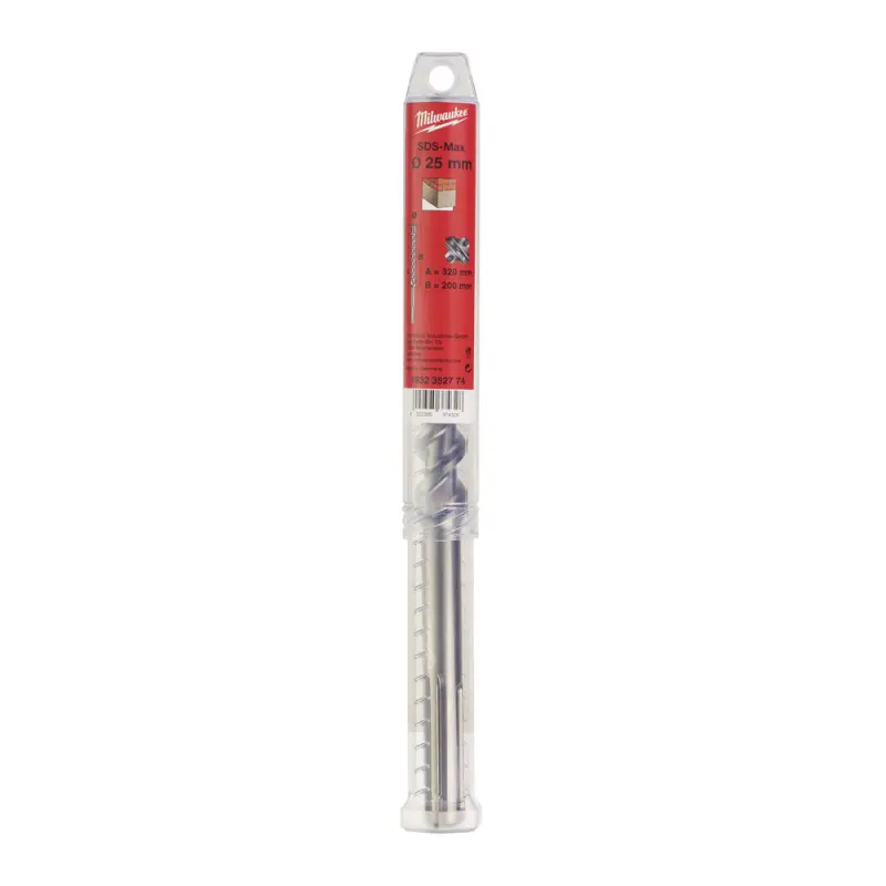 Čtyřbřitý vrták Milwaukee 4932352774 MX4 pr. 25 x 200/320 mm, SDS-Max (MI4932352774)
