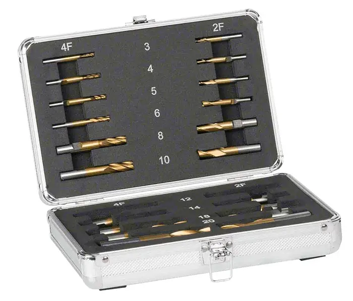 Sada stopkových fréz HSS - 20 ks v kufru (BOW3352255)