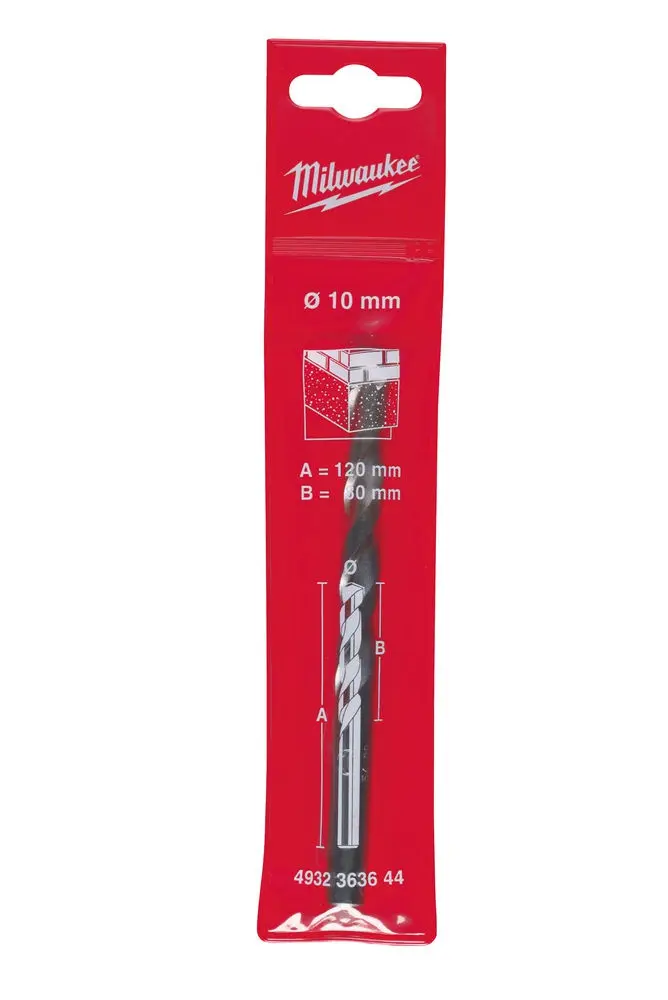 Spirálový vrták, vidiový, do betonu Milwaukee MARS 10 x 120 mm (DIN 8039) (MI4932363644)