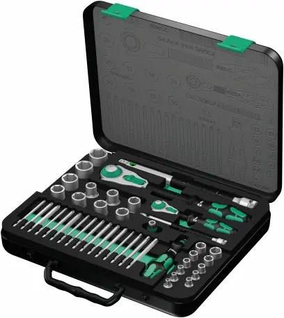 Wera 160785 Ráčnová sada Zyklop 1/4" 8100 SA/SC 2 Zyklop Speed (Sada 43 dílů) (W05160785001)