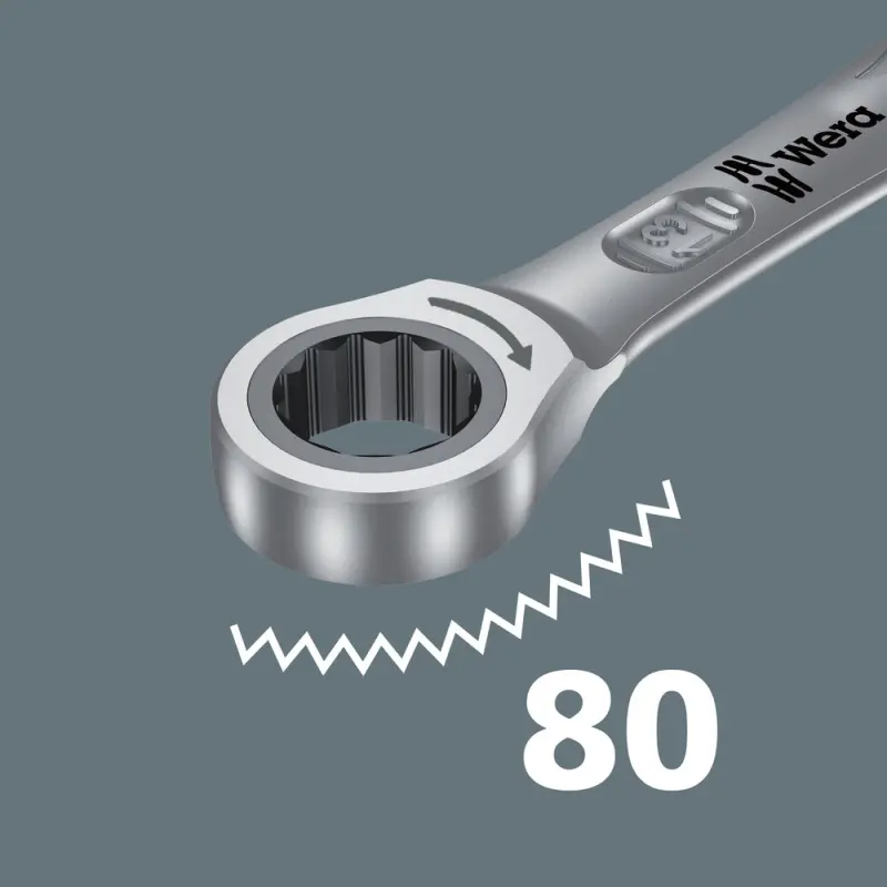 Wera 073285 Očkoplochý ráčnový klíč 5/8" 6000 Joker, palcový (W05073285001)