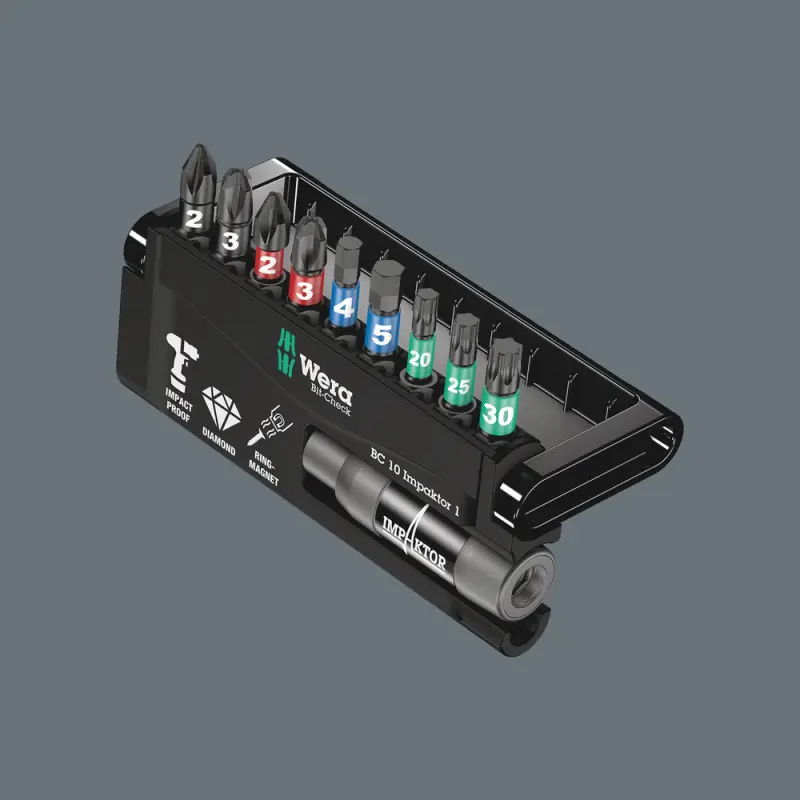 Bity Impaktor - Sada (6 Ks), Balení Sb1 x 1/4"x75; (W05073980001)