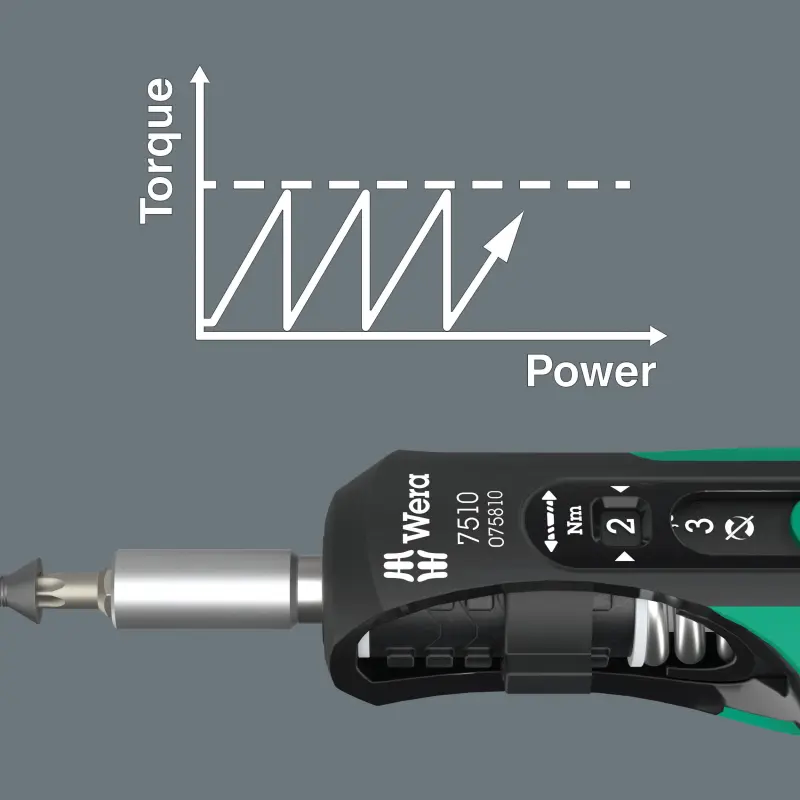 Wera 075810 Momentový šroubovák Kraftform Safe-Torque Speed. Typ 7510 (1 ÷ 3 Nm) (W05075810001)